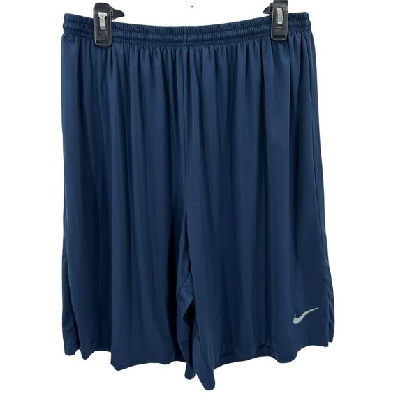 NikeFit Navy Blue Mens Shorts XXL Polyester/Spandex Athletic Wear - Picture 1 of 7